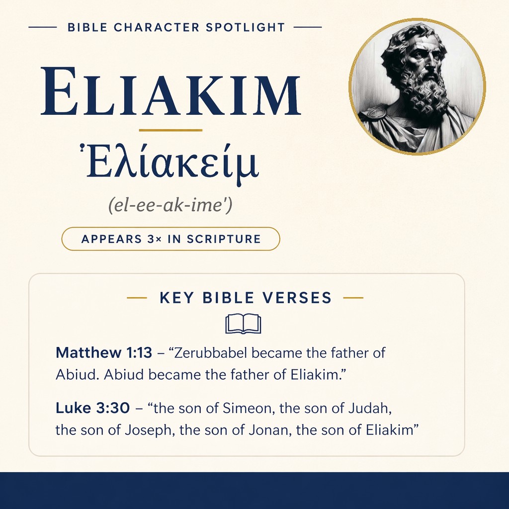 Who was Eliakim in the bible? - character overview