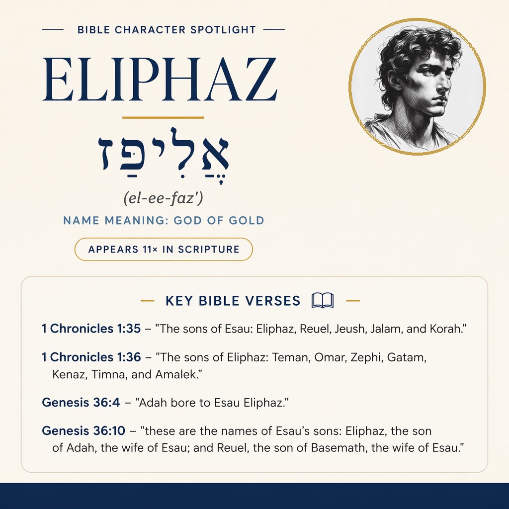Who was Eliphaz in the bible? - character overview