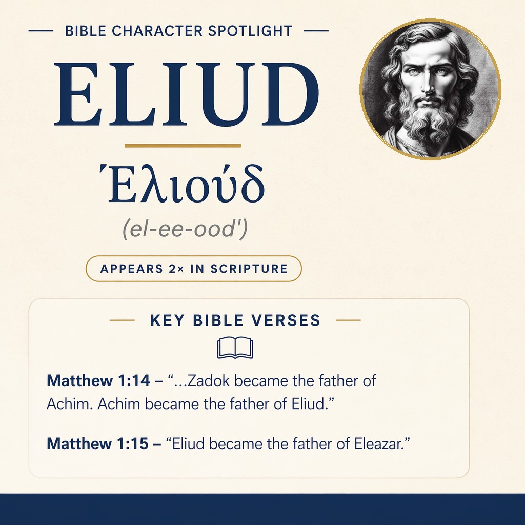 Who was Eliud in the bible? - character overview