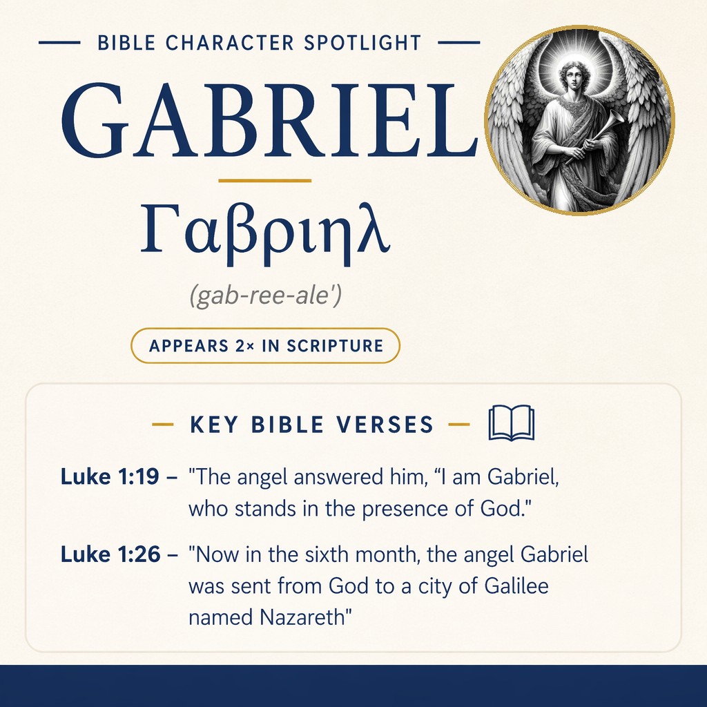 Who was Gabriel in the bible? - character overview