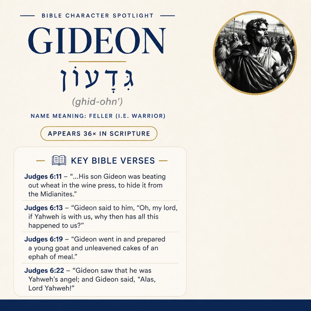 Who was Gideon in the bible? - character overview