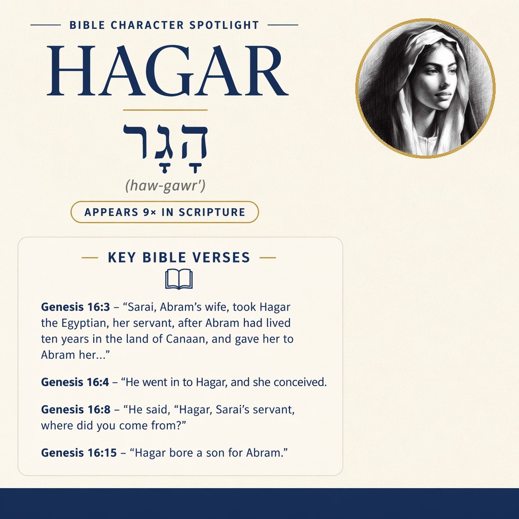 Who was Hagar in the bible? - character overview