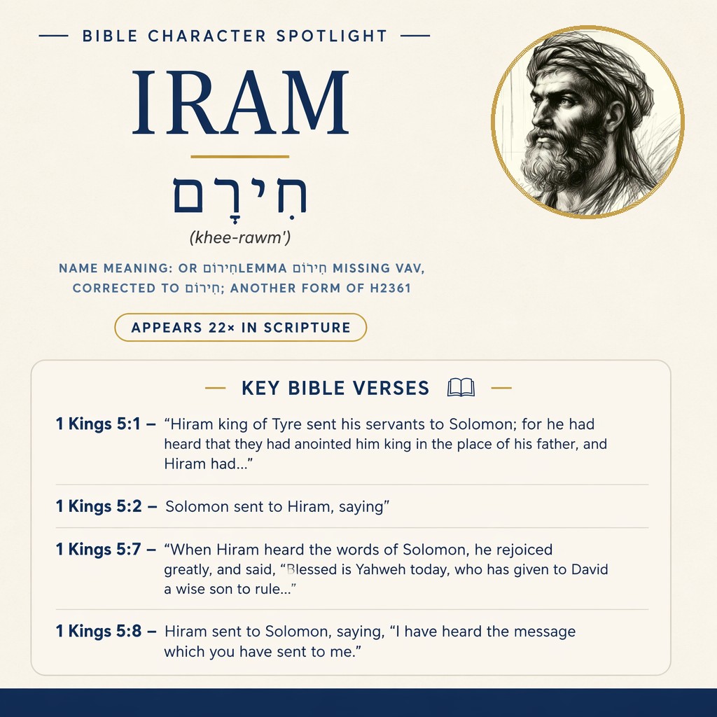 Who was Iram in the bible? - character overview