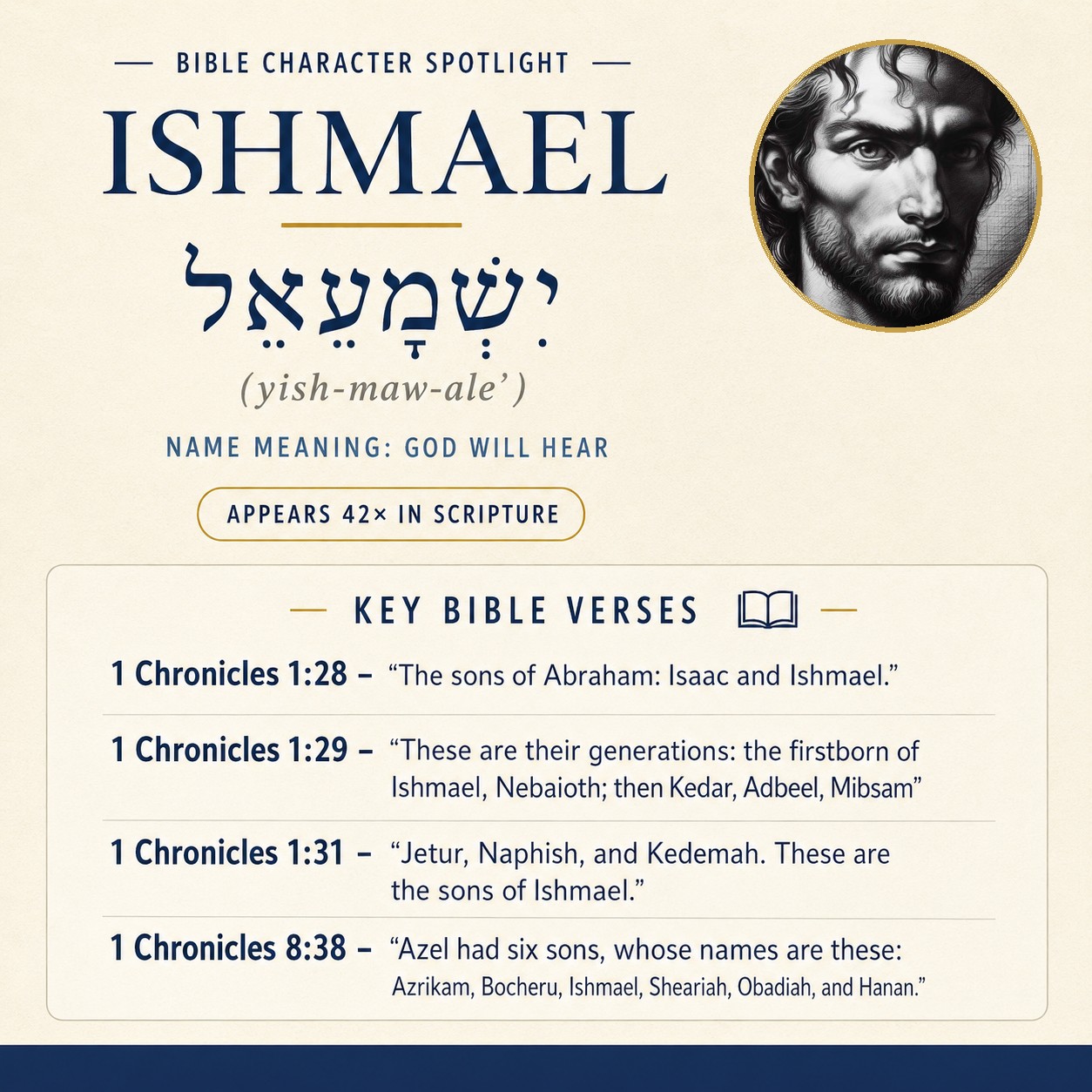 Who was Ishmael in the bible? - character overview