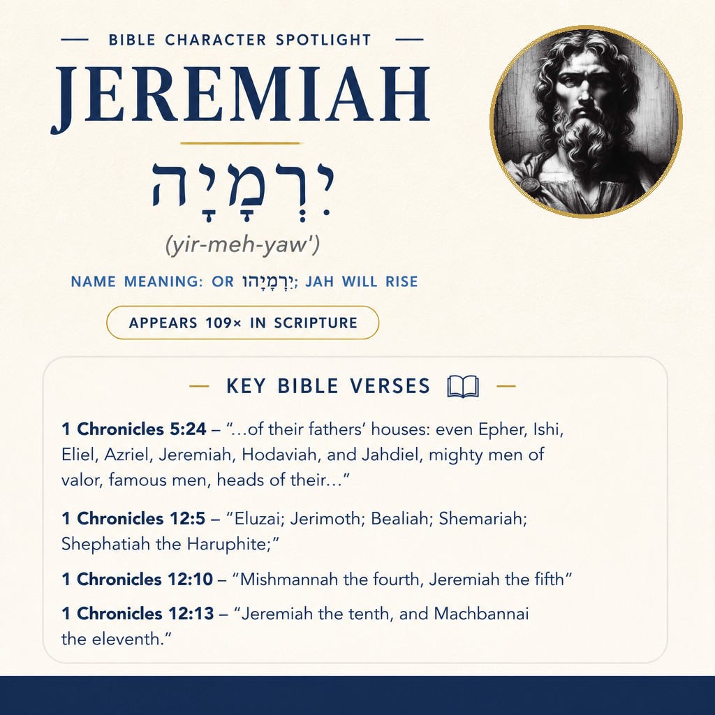 Who was Jeremiah in the bible? - character overview