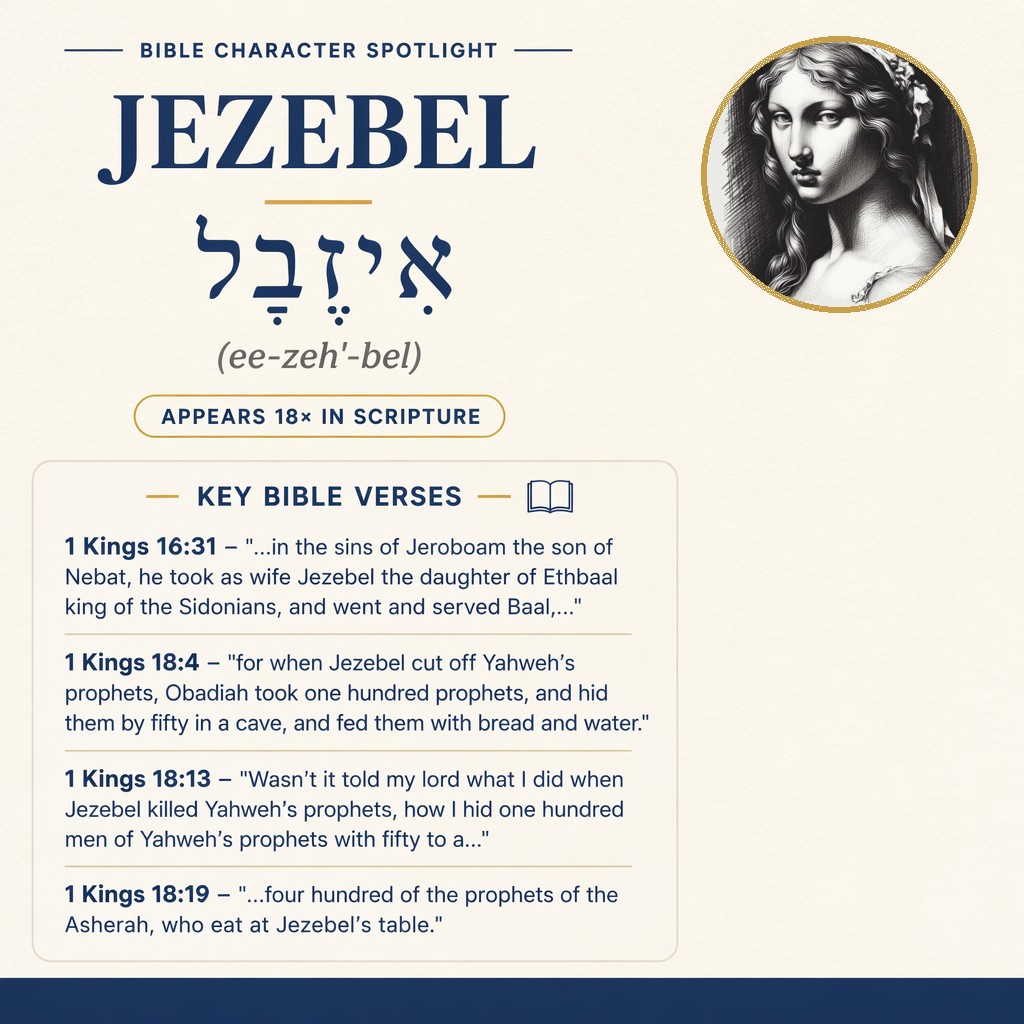 Who was Jezebel in the bible? - character overview