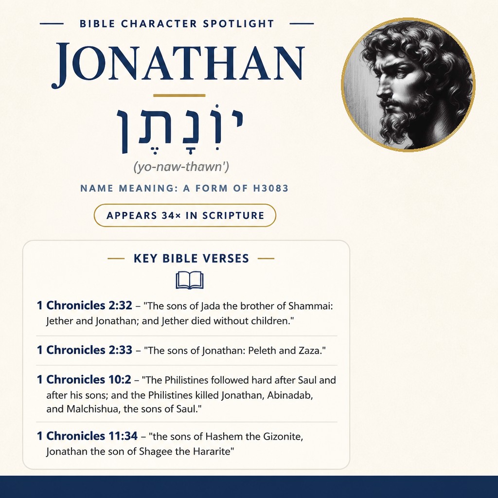 Who was Jonathan in the bible? - character overview