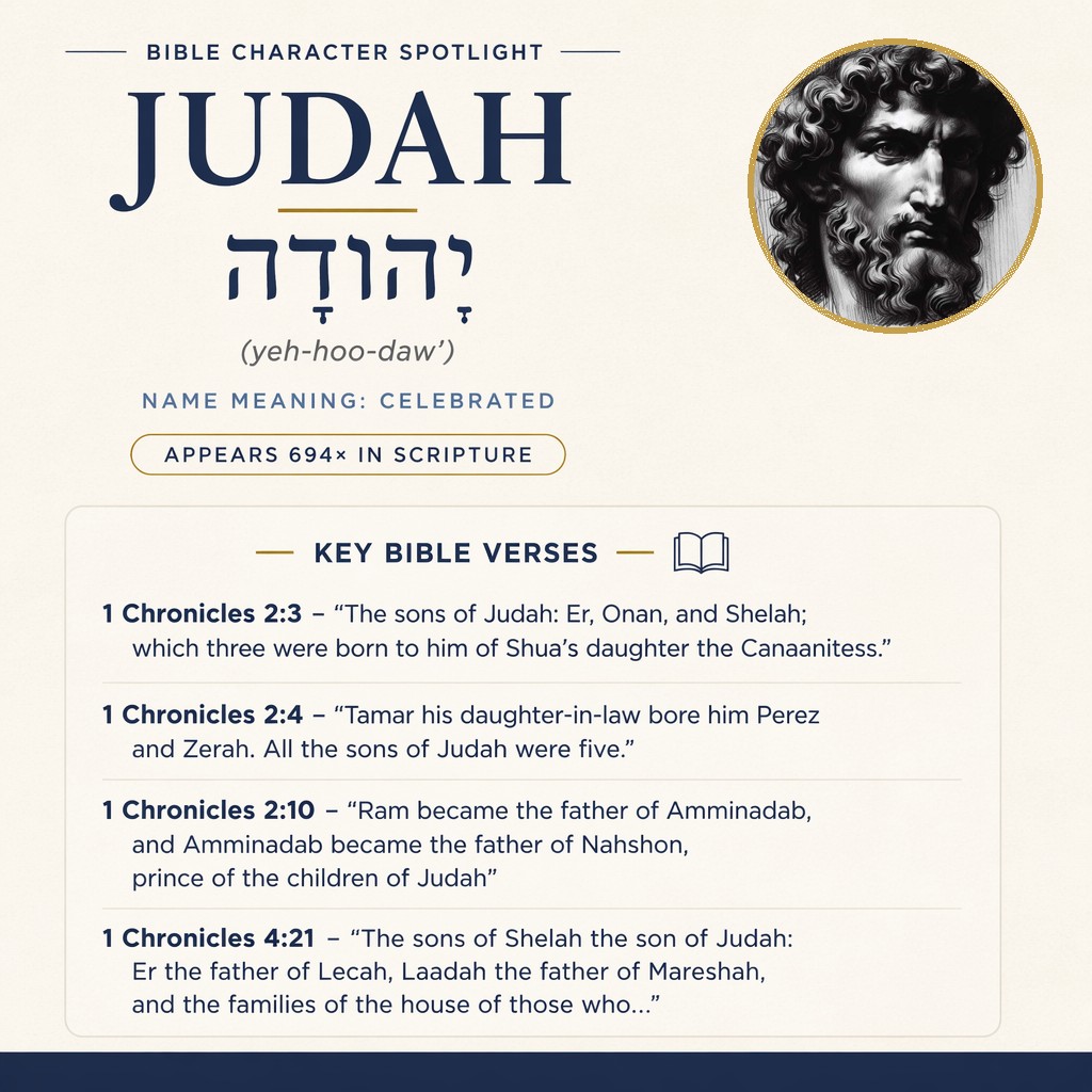 Who was Judah in the bible? - character overview