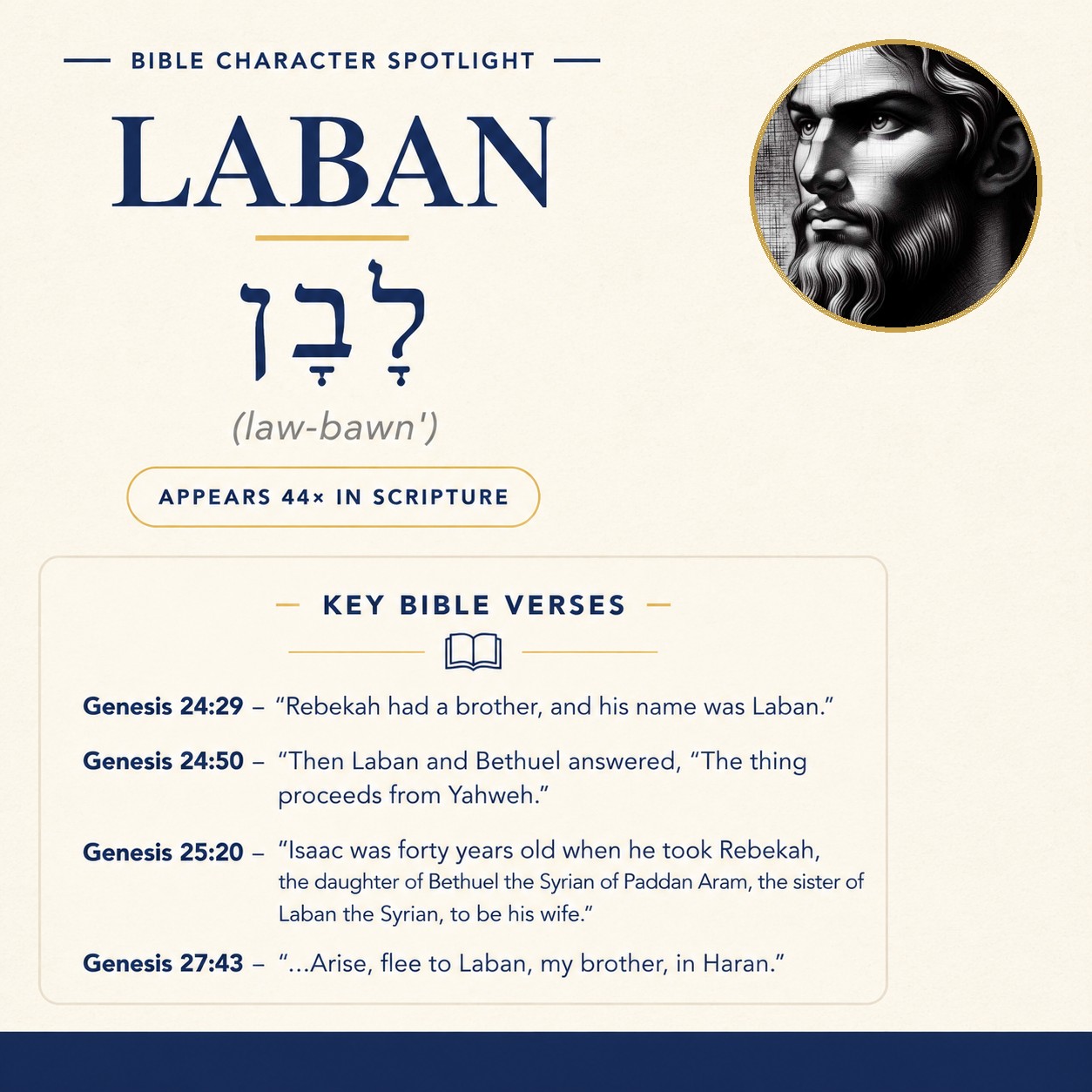 Who was Laban in the bible? - character overview