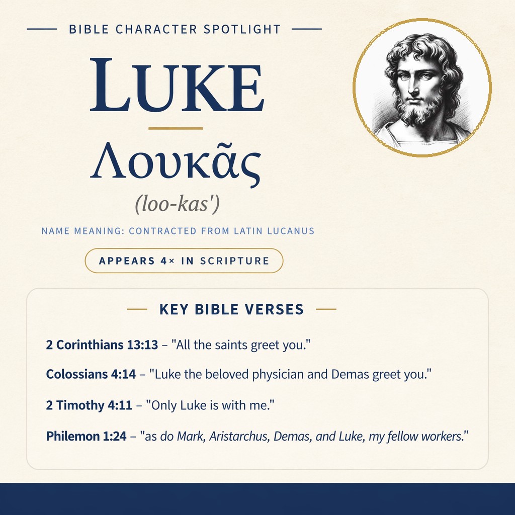 Who was Luke in the bible? - character overview