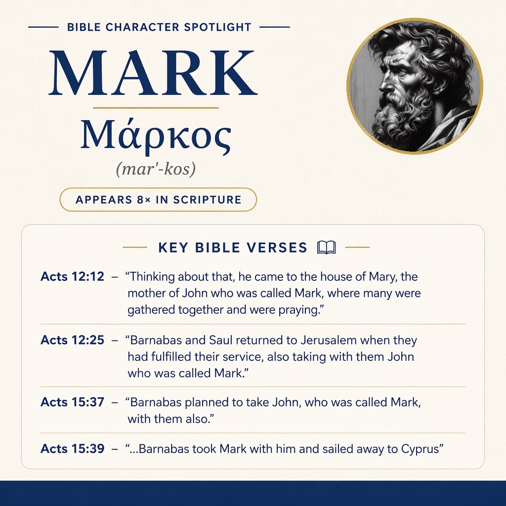 Who was Mark in the bible? - character overview