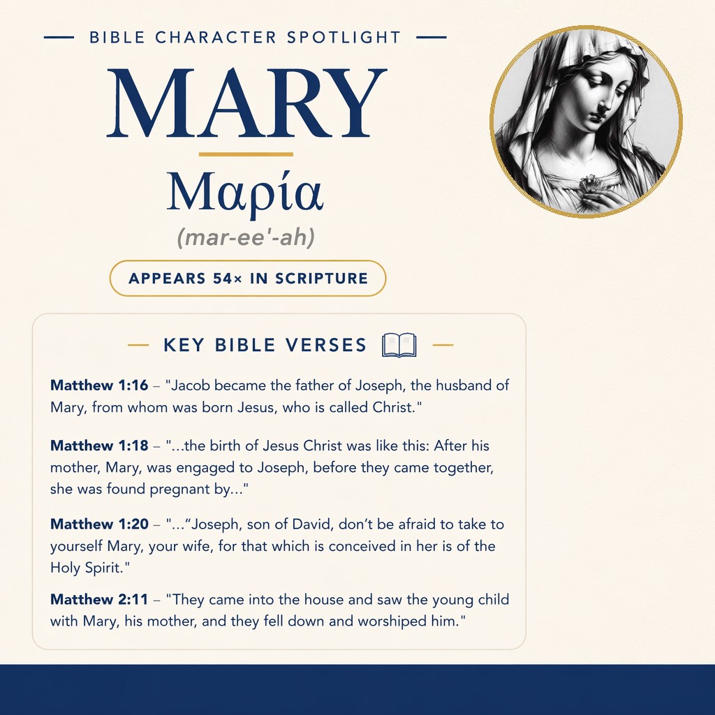 Who was Mary in the bible? - character overview