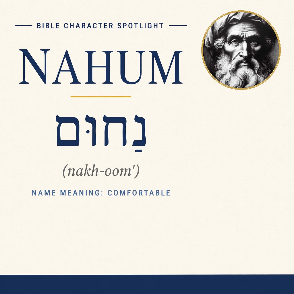 Who was Nahum in the bible? - character overview