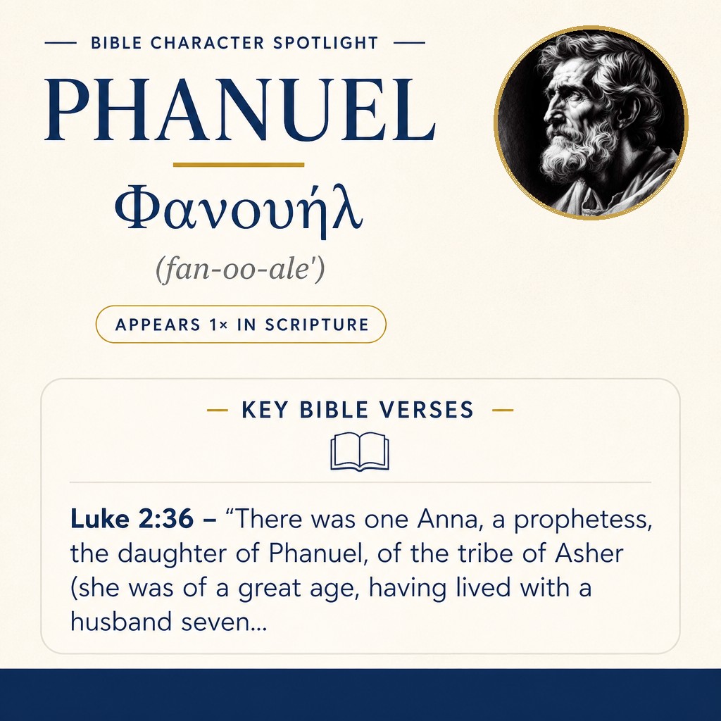 Who was Phanuel in the bible? - character overview
