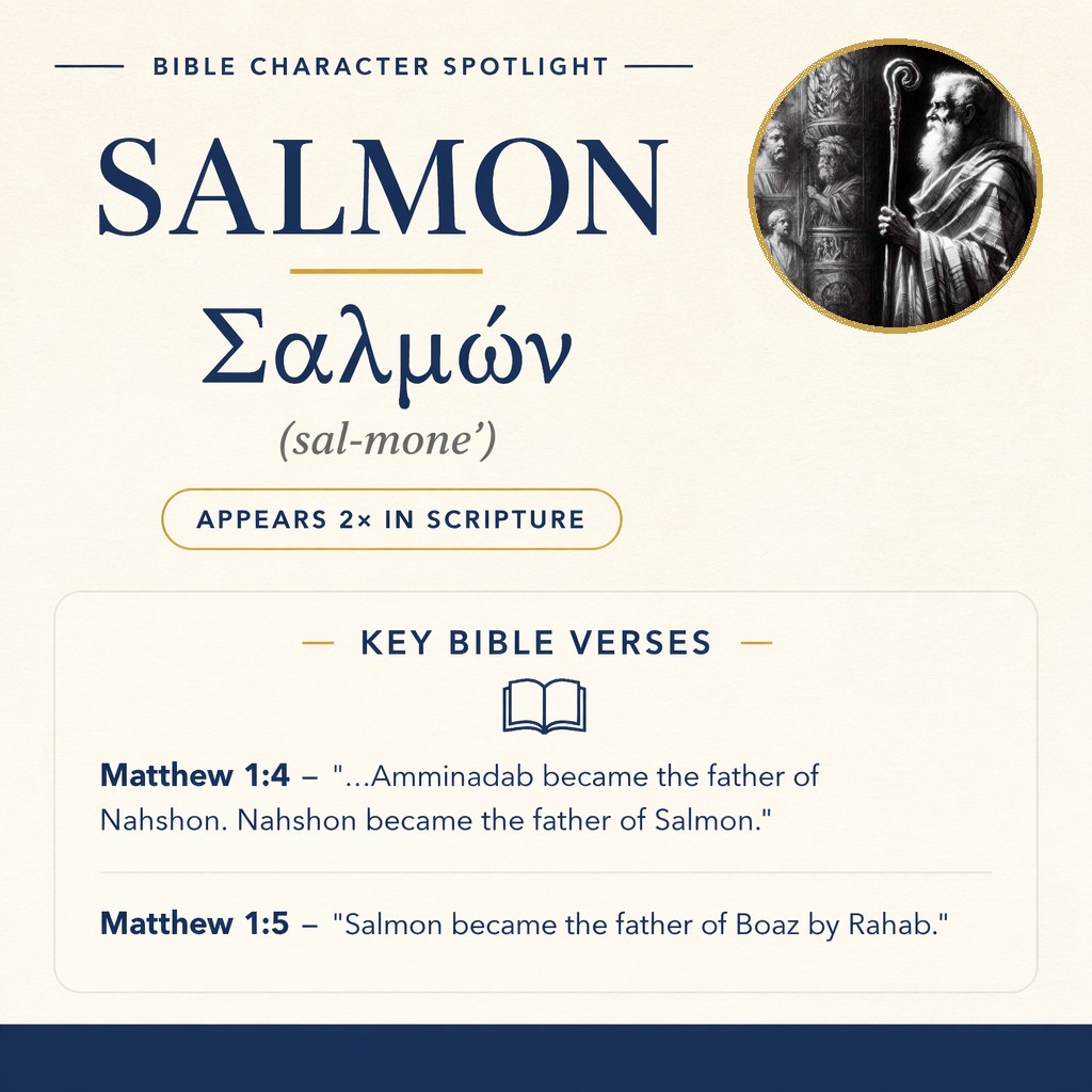 Who was Salmon in the bible? - character overview