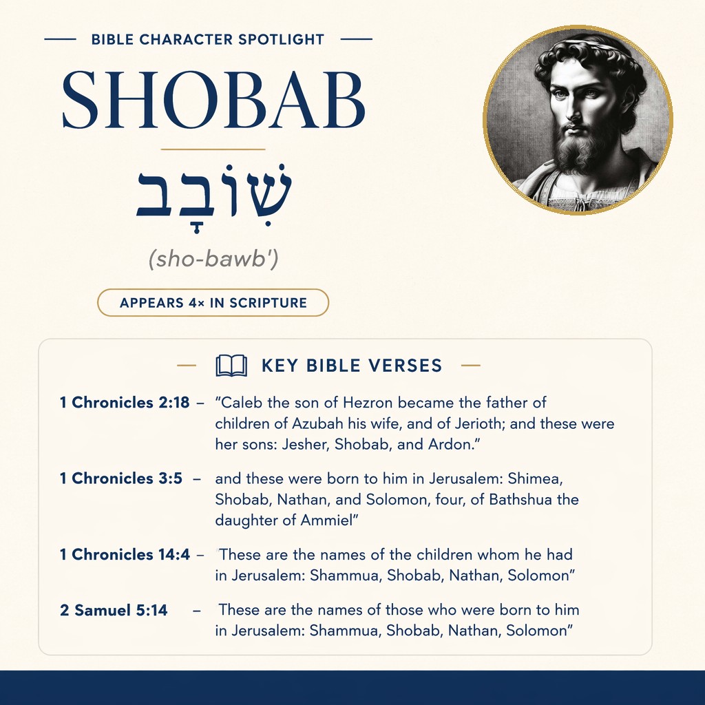 Who was Shobab in the bible? - character overview
