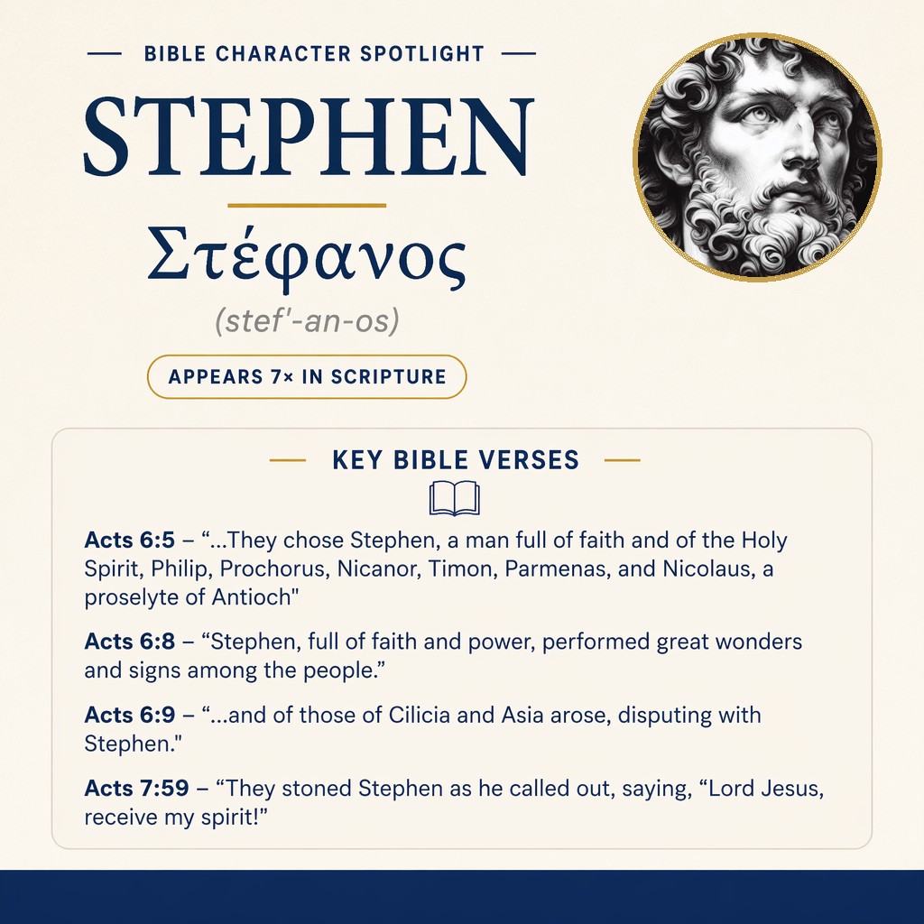 Who was Stephen in the bible? - character overview