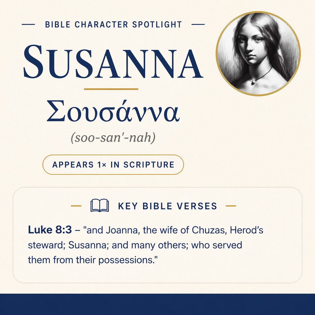 Who was Susanna in the bible? - character overview