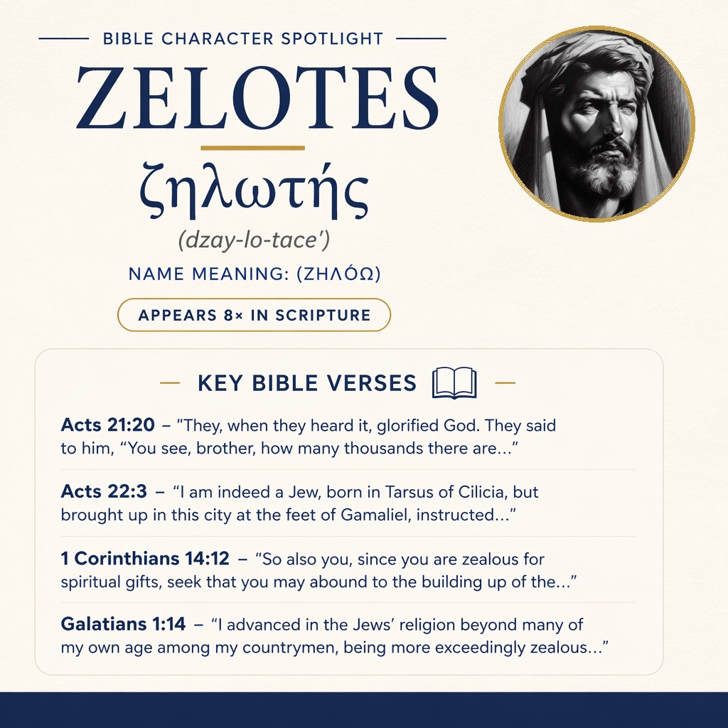 Who was Zelotes in the bible? - character overview