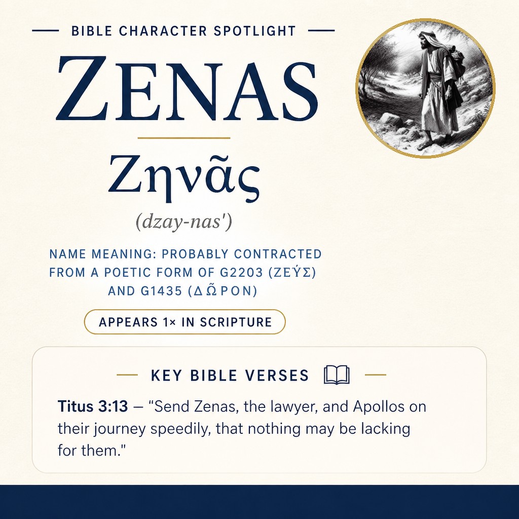 Who was Zenas in the bible? - character overview
