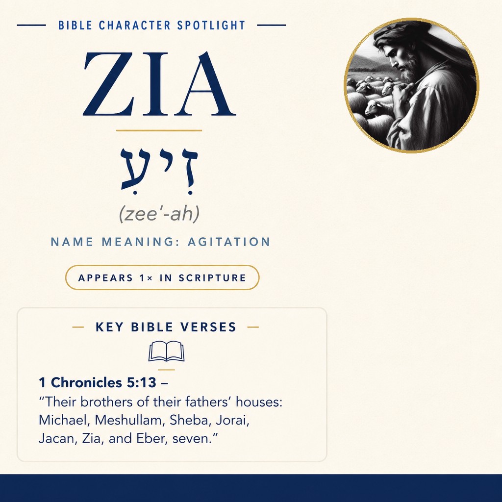 Who was Zia in the bible? - character overview