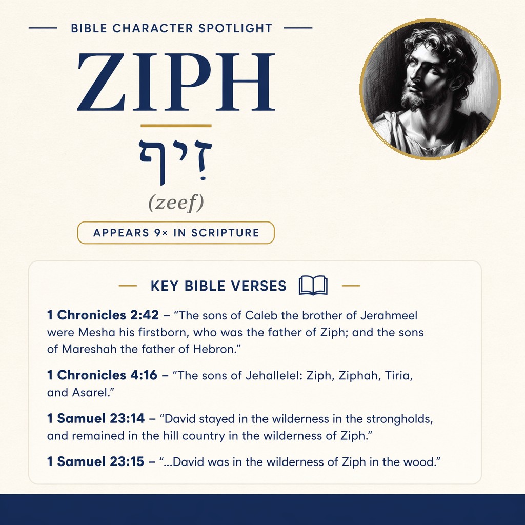 Who was Ziph in the bible? - character overview