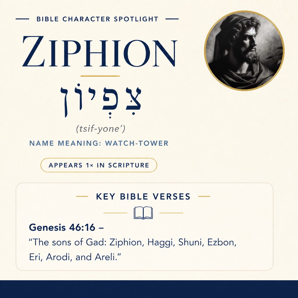 Who was Ziphion in the bible? - character overview