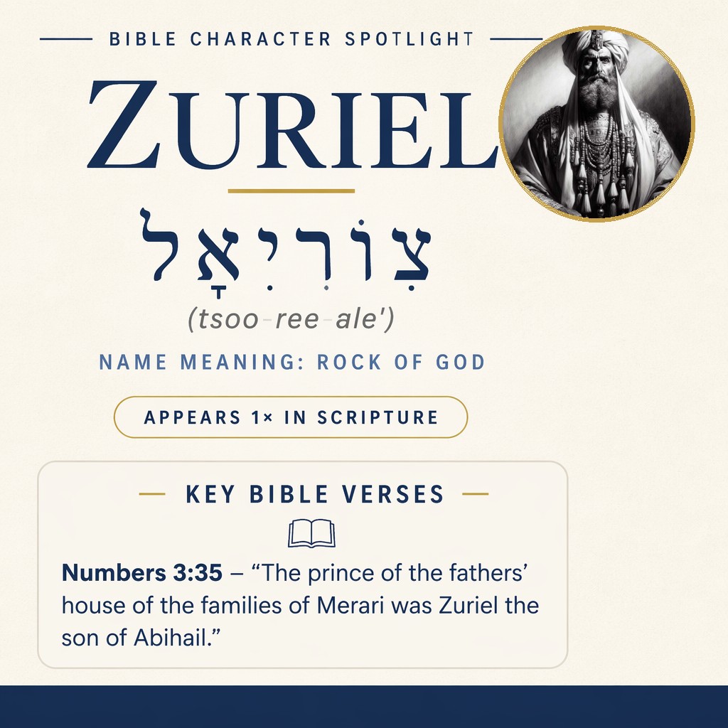 Who was Zuriel in the bible? - character overview