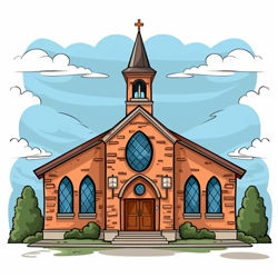 Church Building - Church Clipart by Ministry Voice