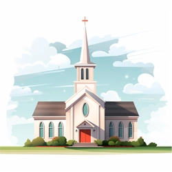 Church Building 3 - Church Clipart by Ministry Voice