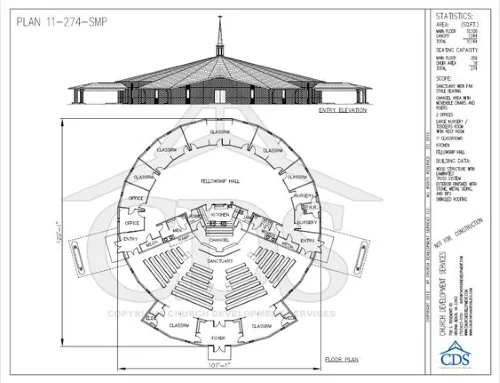 План этажа церкви L2 от Ministry Voice
