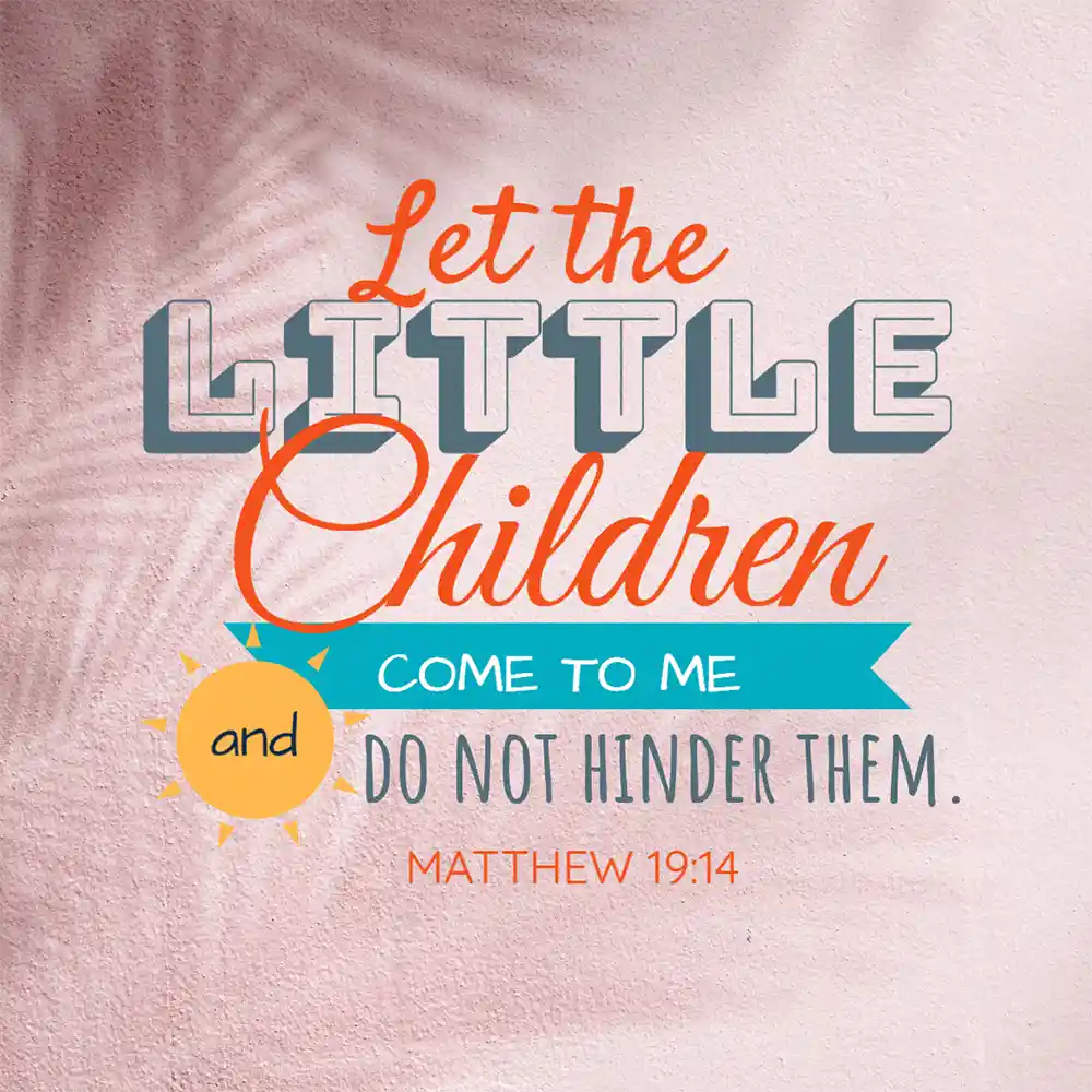 LET THE LITTLE CHILDREN COME High Quality Children's Church Graphics For Free by Ministry Voice