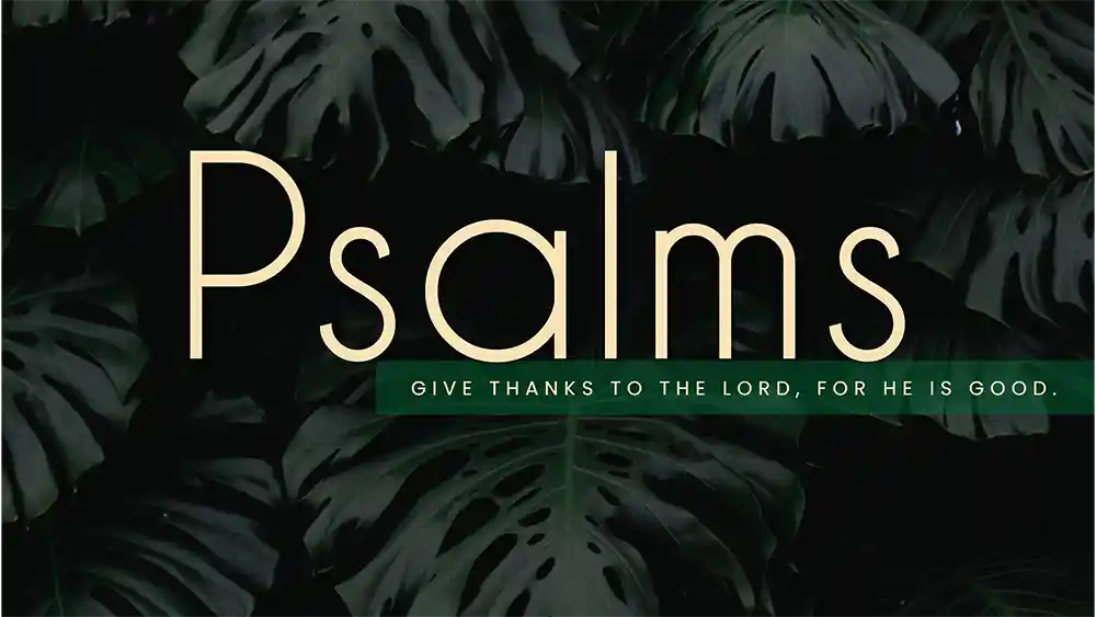 زبور - وزارت کی آواز کے ذریعہ خطبہ سیریز گرافکس