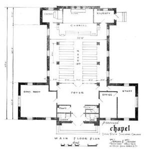 Plan piętra kościoła S1 autorstwa Ministry Voice