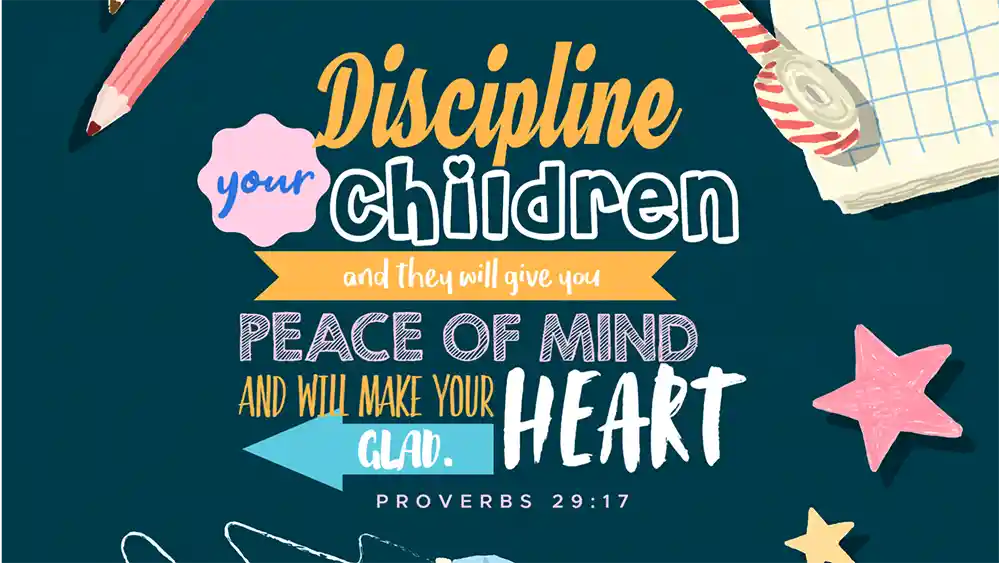KAZANIE Zdyscyplinuj swoje dzieci Wysokiej jakości grafika kościoła dziecięcego za darmo przez Ministry Voice