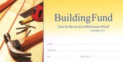 Building Fund Church Offering Envelopes by Ministry Voice