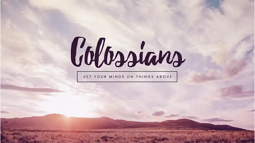 Colossians - মন্ত্রণালয় ভয়েস দ্বারা ধর্মোপদেশ সিরিজ গ্রাফিক্স