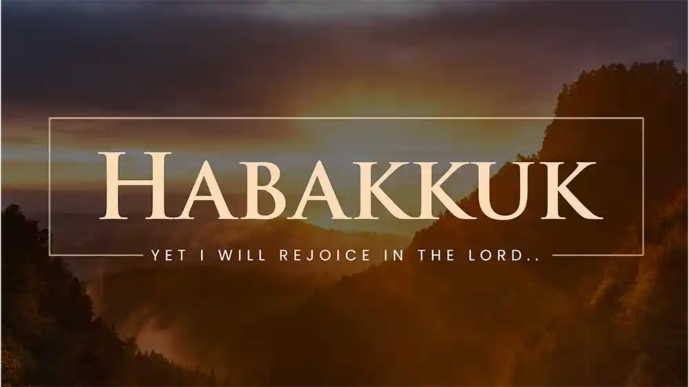 Habakuk — grafika serii kazań autorstwa Ministry Voice