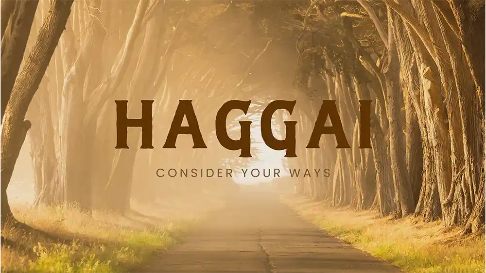 Haggai - وزارت کی آواز کے ذریعہ خطبہ سیریز گرافکس
