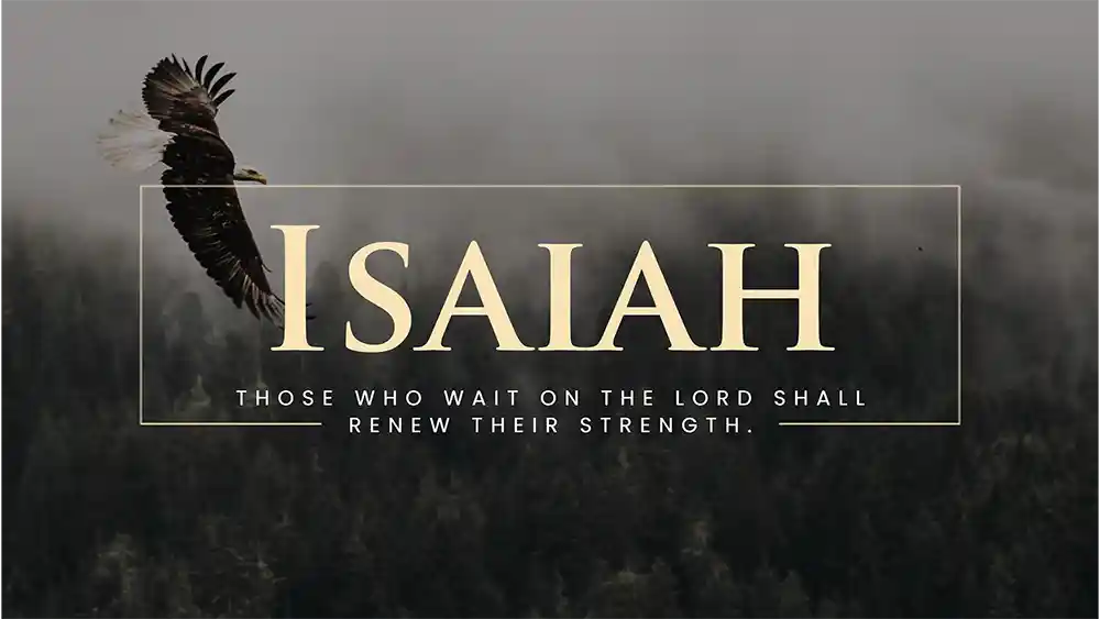 Isaia - Grafica della serie di sermoni di Ministry Voice