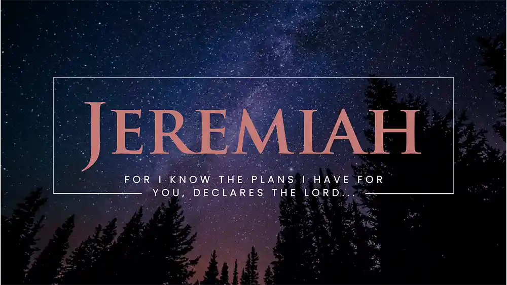 Jeremiah - Grafische afbeeldingen uit de preekserie door Ministry Voice