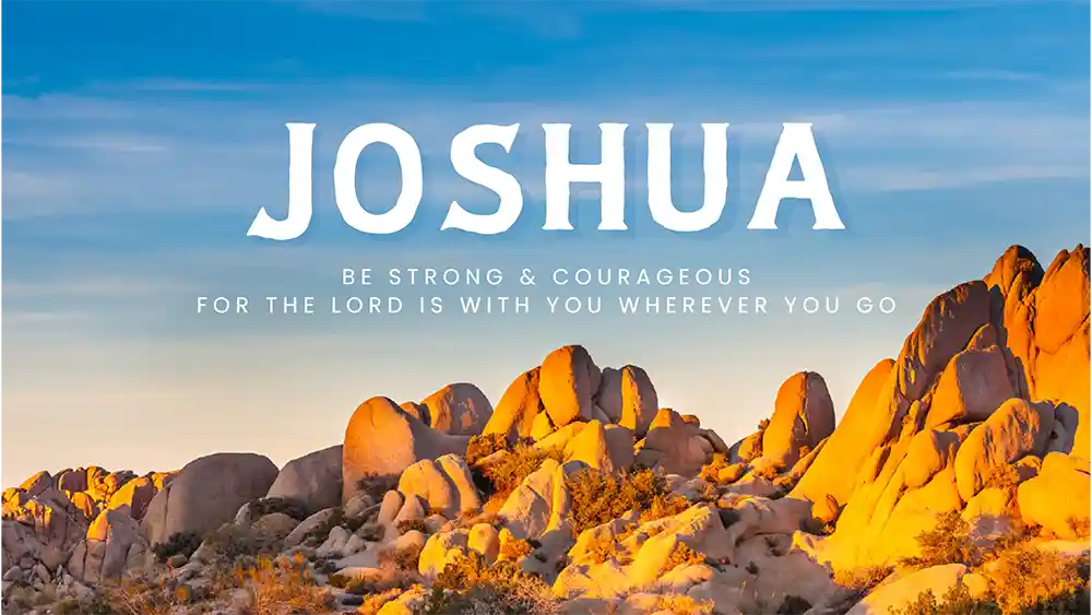 Joshua — grafika serii kazań autorstwa Ministry Voice
