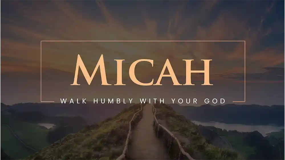 Micah - মন্ত্রণালয় ভয়েস দ্বারা ধর্মোপদেশ সিরিজ গ্রাফিক্স