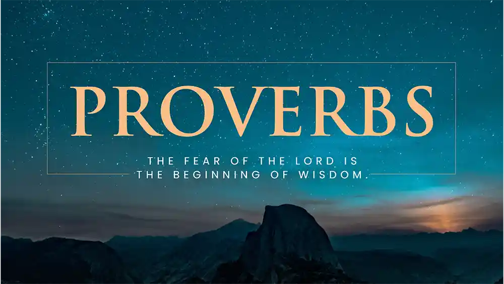 Proverbes - Graphiques de la série de sermons par Ministry Voice