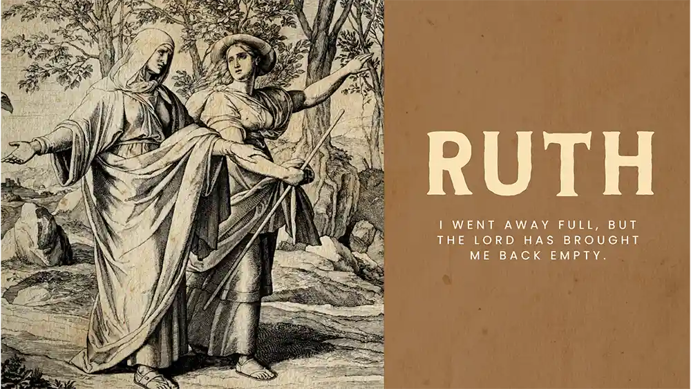 Ruth — grafika serii kazań autorstwa Ministry Voice