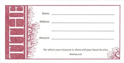 Tithe 2 - Church Offering Envelopes by Ministry Voice