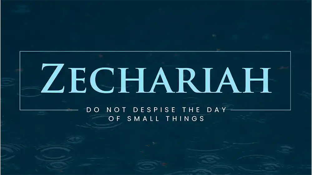 Zechariah - মন্ত্রণালয় ভয়েস দ্বারা ধর্মোপদেশ সিরিজ গ্রাফিক্স